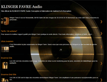 Tablet Screenshot of klinger-favre.com